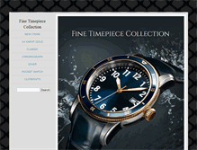 Tablet Screenshot of finetimecollection.com